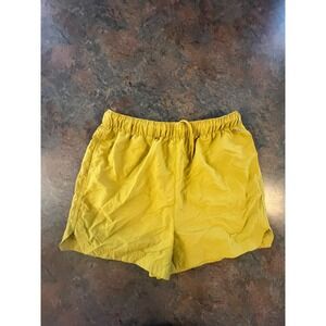 DSG High-Rise Woven Shorts S Yellow 100% Nylon 3" Inseam